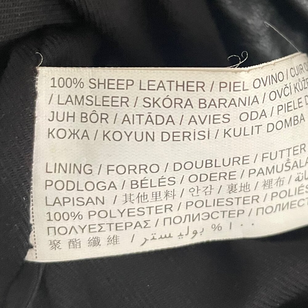 Mango Genuine Leather Jacket - Picture 7 of 7